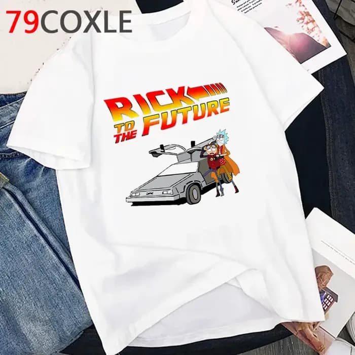 Retour vers le futur T-shirt femmes Kawaii dessin animé
