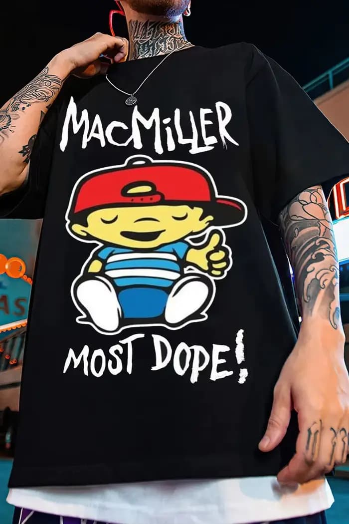 T-shirt graphique vintage Mac Miller 2026 pour homme et femme