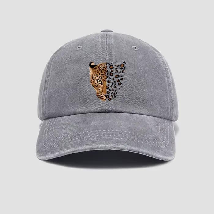 Casquette de baseball à imprimé léopard à la mode – Conception réglable