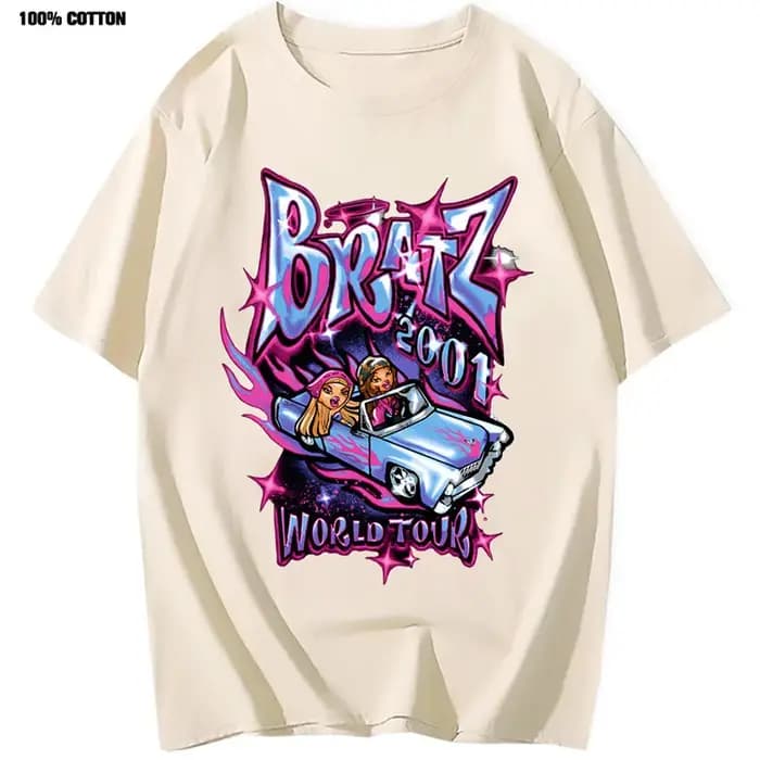 Bratz-T-shirt manches courtes pour femme