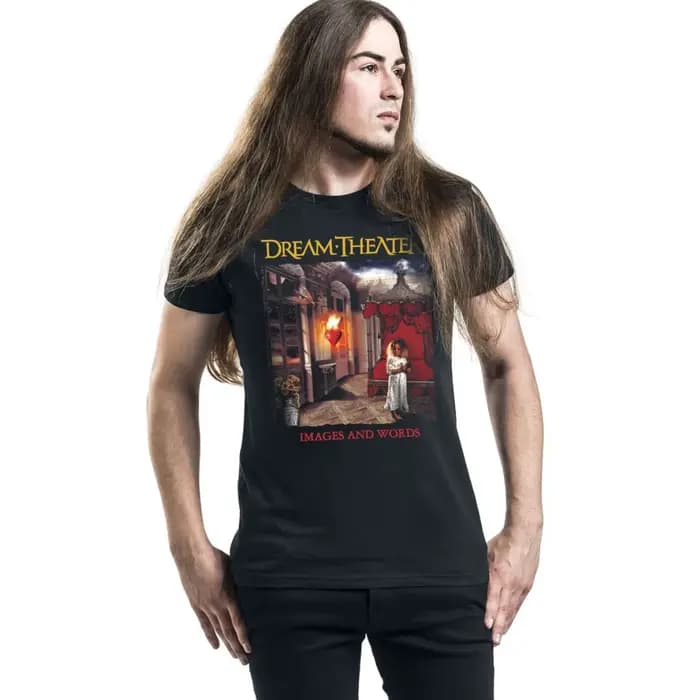 T-shirt en coton avec image de Dream Theater