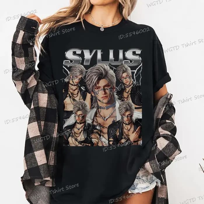 Sylus Love and Deepspace T-Shirt en coton Vintage Streetwear femmes hommes vêtements Harajuku Y2k