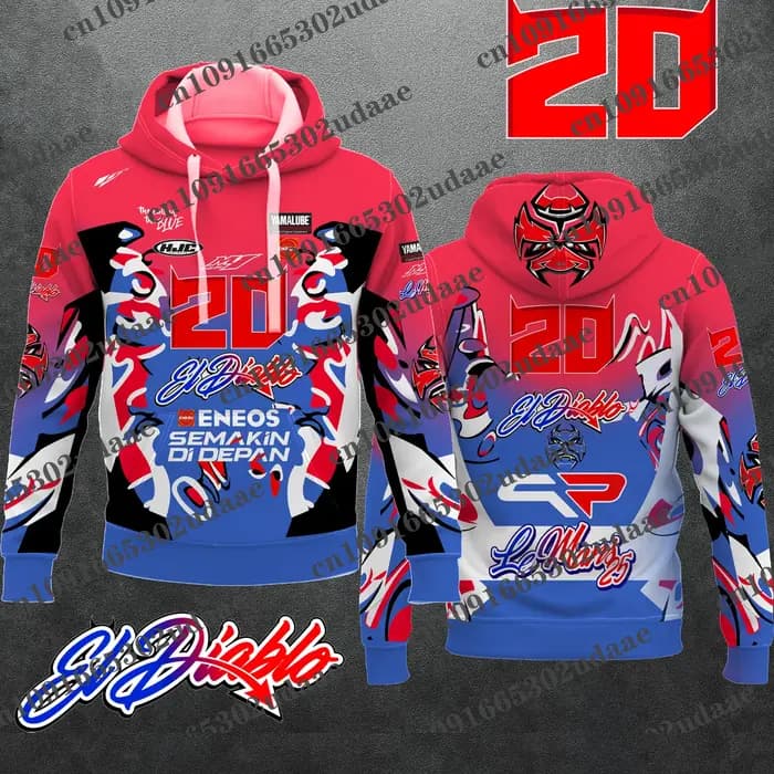 2026 Nouvelle Moto de Course Fabio Quartararo # Sweat à capuche 20 Driver