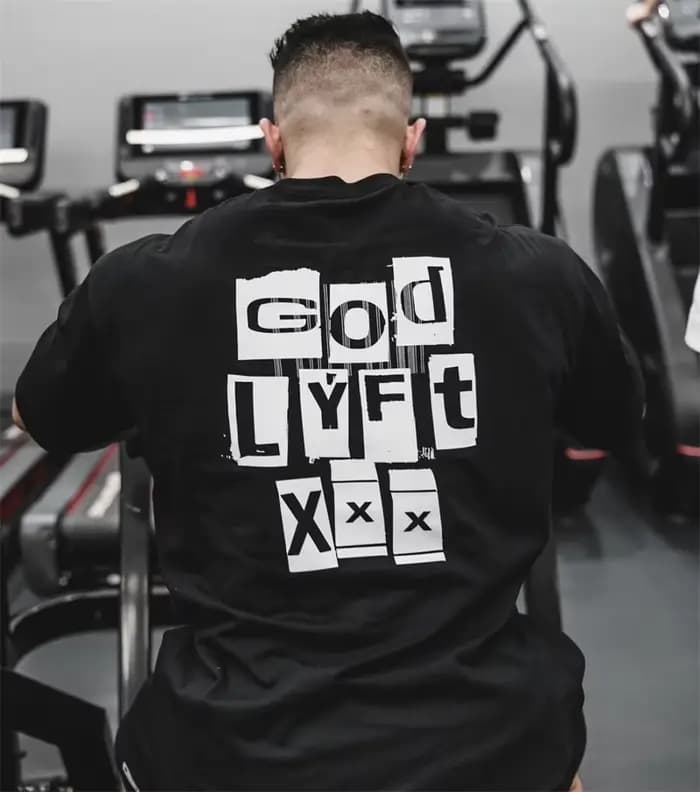 XXX LYFT JOINT T-shirt pour hommes été Gym haute qualité t-shirts d'entraînement de rue