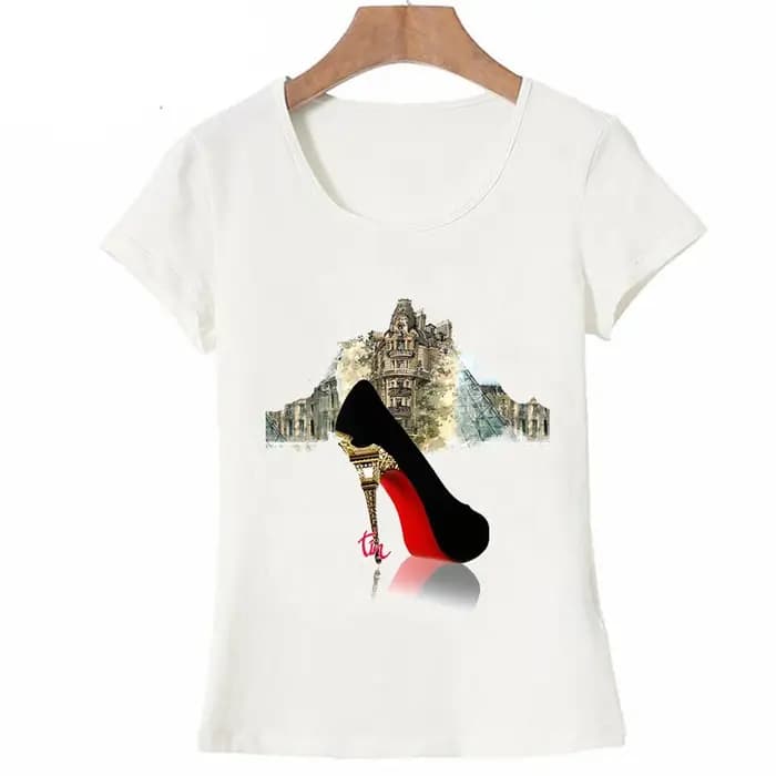 T-Shirt Vintage à la Mode pour Femme