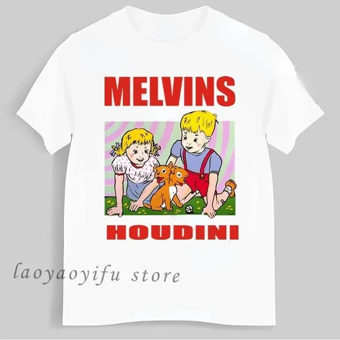T-shirt rétro Melvins Houdini Sludge Metal SthbRock pour hommes et femmes