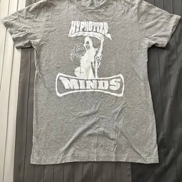 T-shirt gris Three 6 Mafia Hypnotize Minds, taille complète S 5XL ES265
