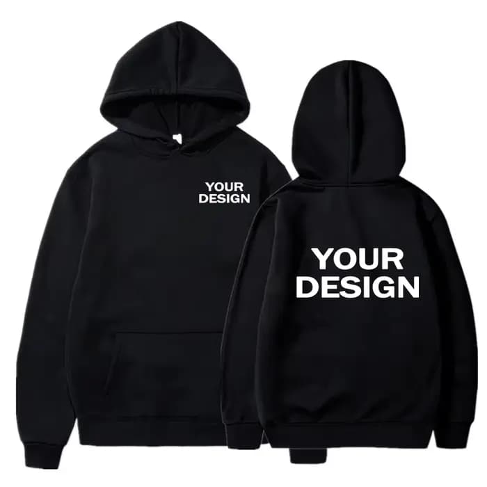 Sweat à capuche décontracté pour hommes et femmes, pull-over de sport personnalisé, Logo personnalis
