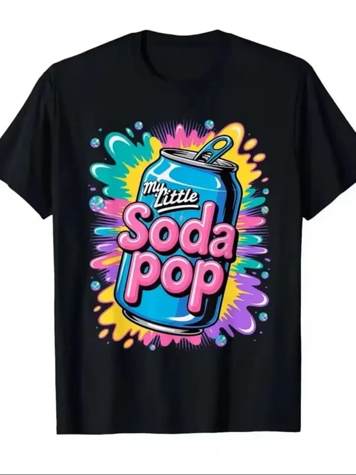 T-shirt Soda Pop pour enfants, musique K-Pop, t-shirt d'anime coréen, vêtements pour filles, cadeau,