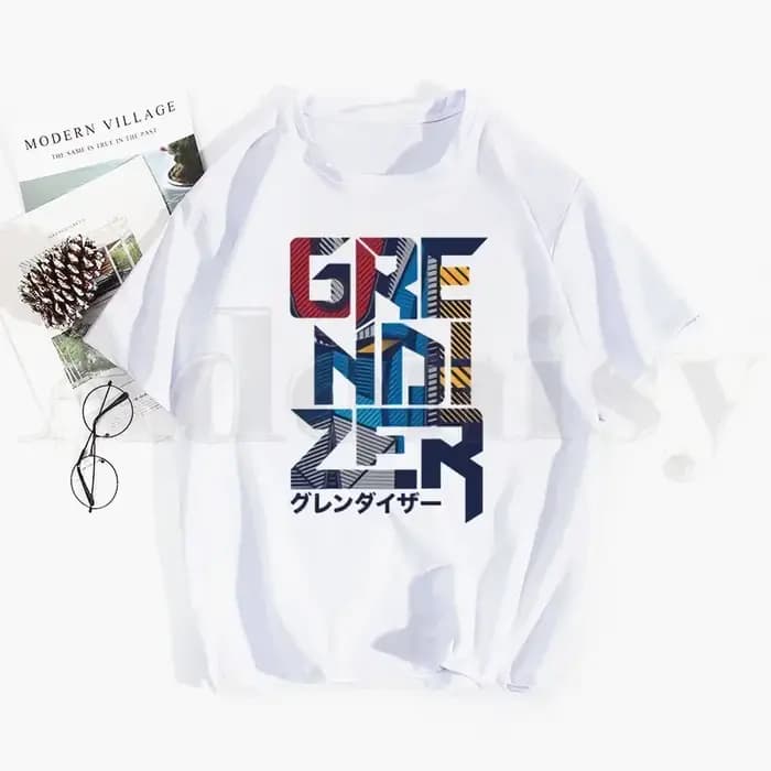 Grandizer japon Robot Anime Goldorak Goldrake t-shirt Hip Hop fille haut imprimé T-Shirts Harajuku