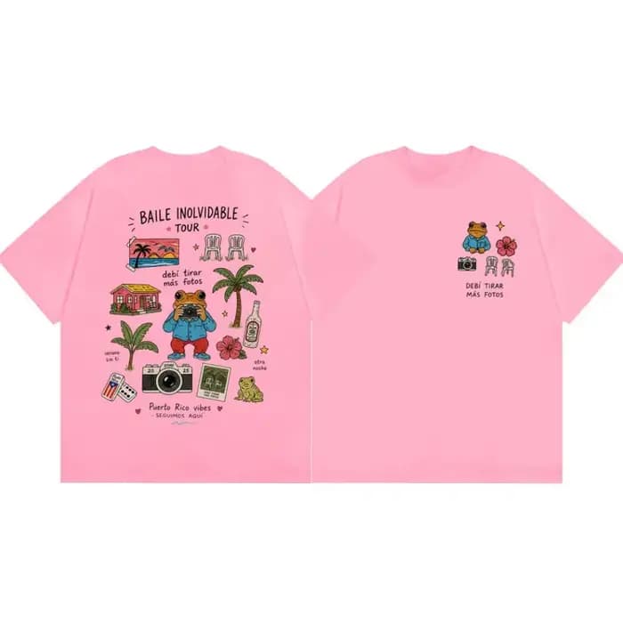 T-shirt Bad Bunny pour hommes, Rapper Debi Tirar Mas Fotos DTMF, T-shirt d'album, vêtements Hip Hop,