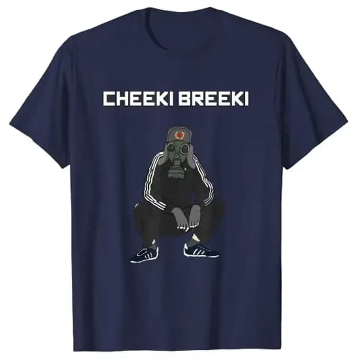 Cheeki Breeki-Gopnik Style Slav drôle Gamer Stalker T-Shirt Humor