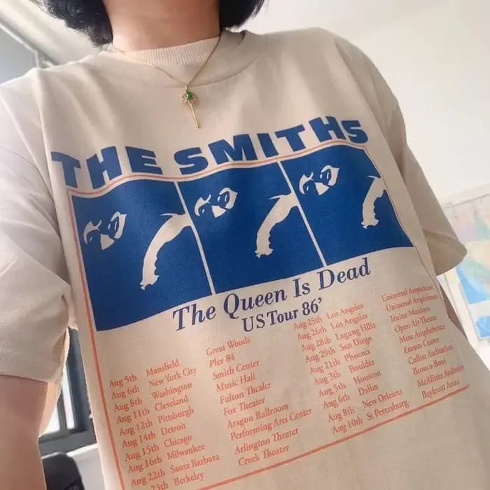 100% coton The Smiths T-Shirts hauts t-shirts rétro femmes Pop Punk Rock groupe nouvelles femmes hom