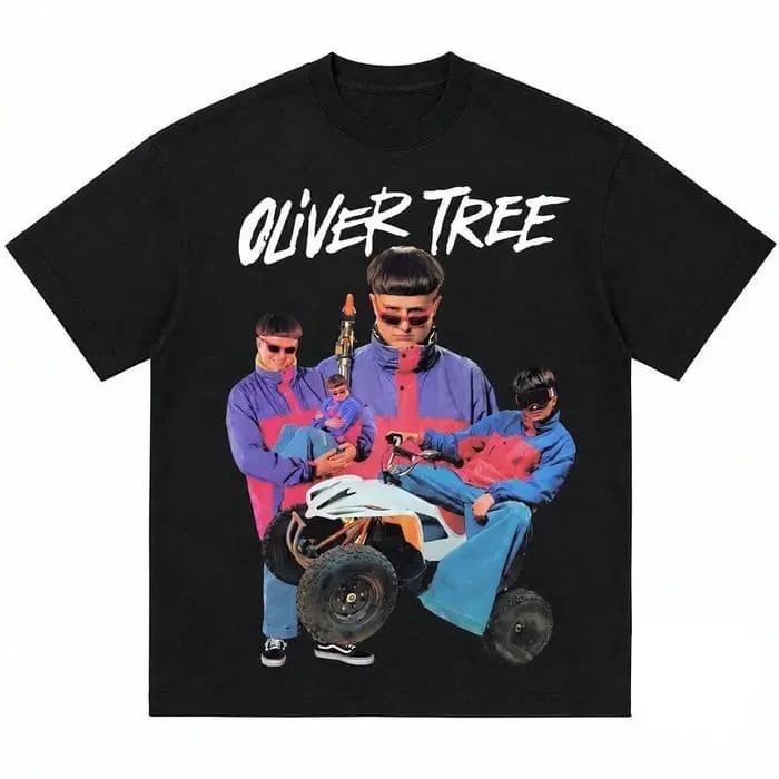 T-shirt commémoratif Oliver Tree 2026 RIP – Hommage au crash de l'hélicoptère d'Oliver Tree – T-shir