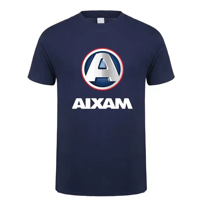 Aixam t-shirt été hommes à manches courtes T-shirts haut Cool Streetwear homme coton