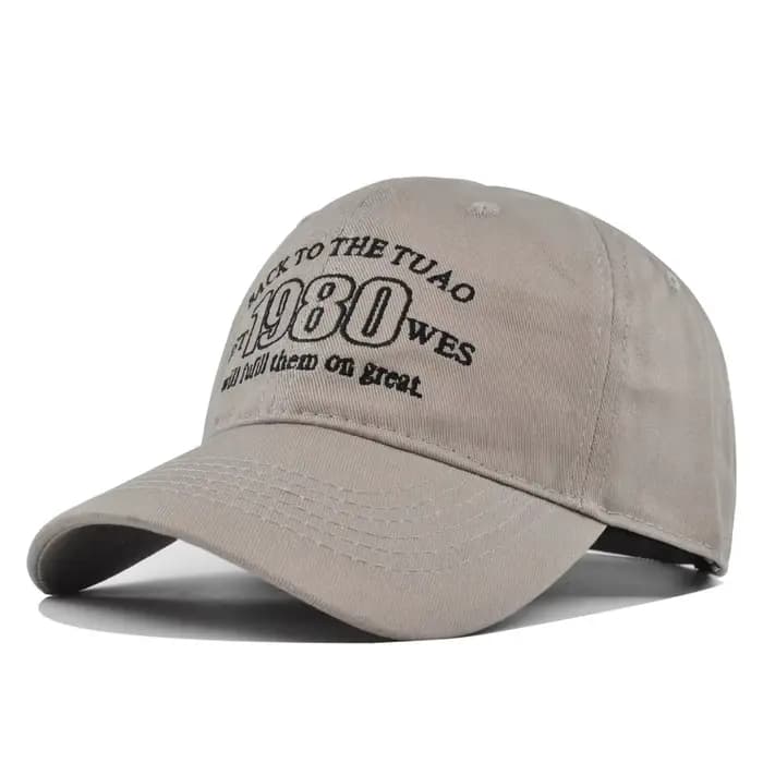Casquette de baseball brodée 1980