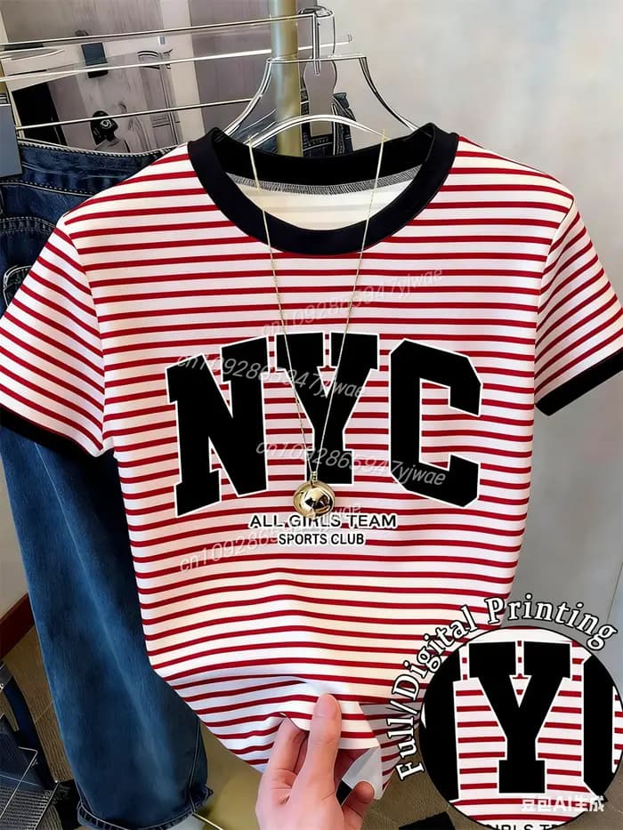 T-shirt rayé classique NYC