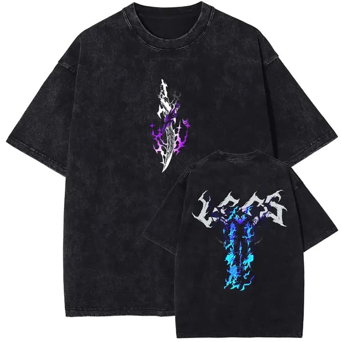 Solo nivellement Igris T-shirt Manga graphique