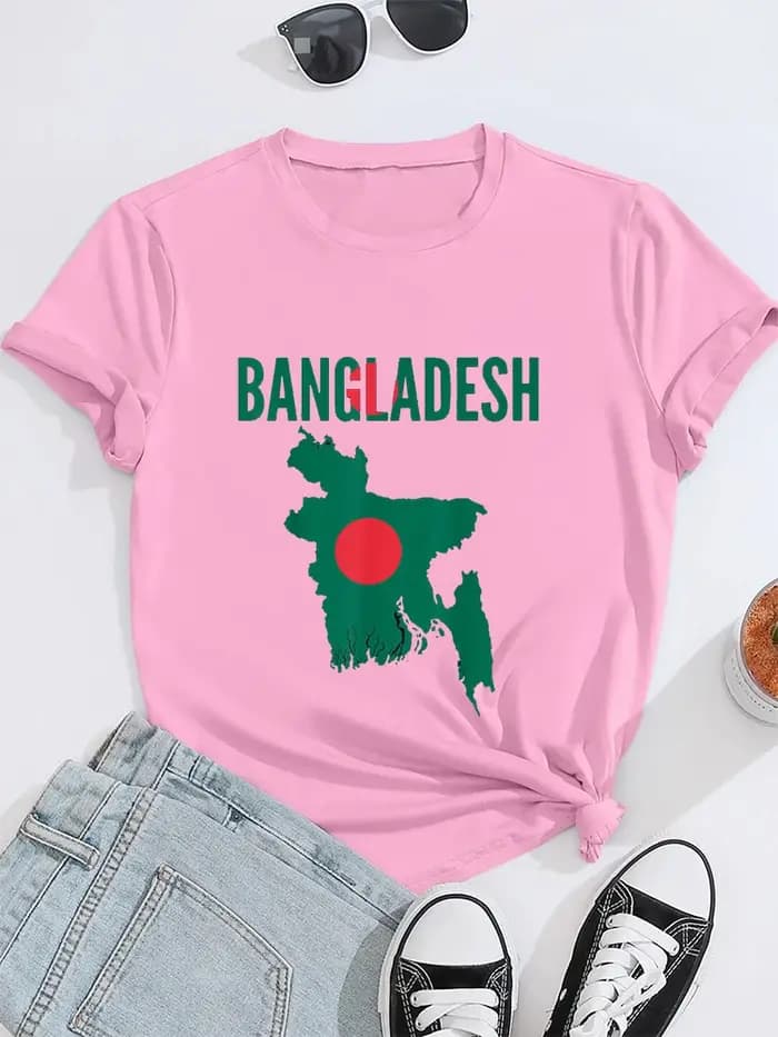 T-shirt manches courtes col rond femme