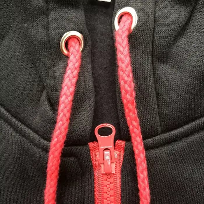 Sweat à capuche pour hommes noir blanc armée vert rouge