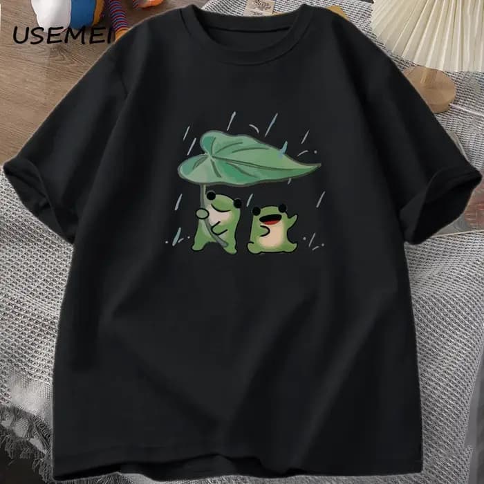 T-shirt manches courtes homme et femme, streetwear, humoristique et romantique, en coton