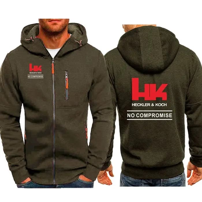 H & K Heckler Koch Logo vestes à capuche pour hommes tir en plein air HK MP5 G3 G36 USP pistolet Punisher XM25 sweat