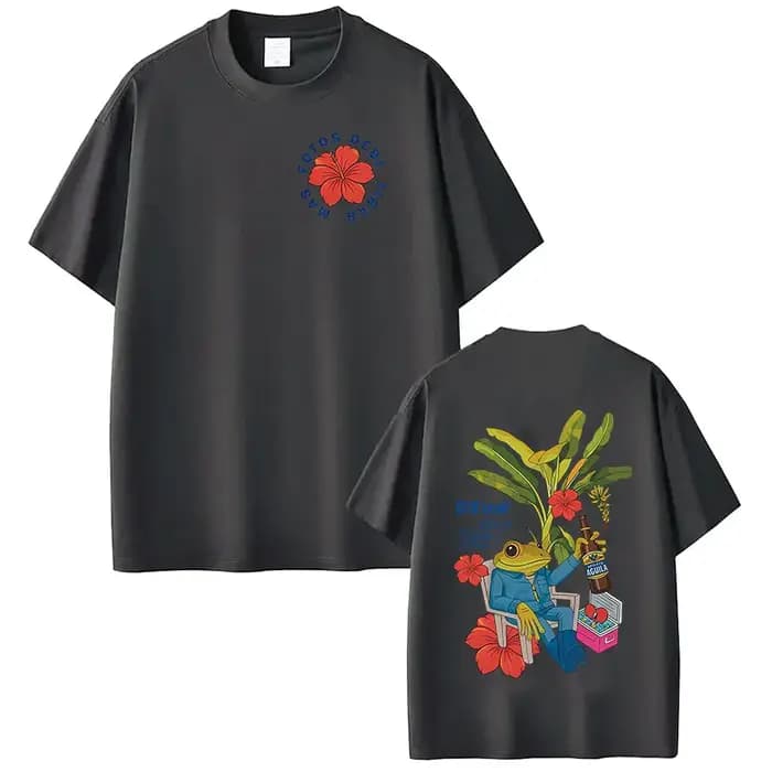 T-shirt Rapper Bad Bunny Debi Tirar Mas Fotos DTMF World Tour T-shirts Homme Femme Mode Vintage Hip Hop Streetwear