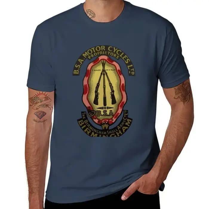 BSA motos Logo 4 T-Shirt anime t-shirts surdimensionné