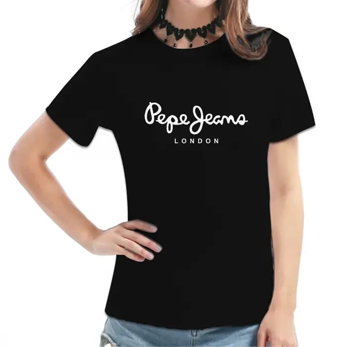 T-shirt à manches courtes bordeaux pour femme - Imprimé graphique typographique London Script