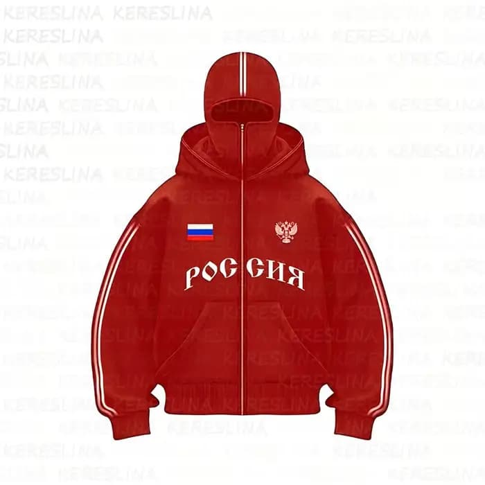 2025 nouveau sport à capuche double chapeau conception lettre cardigan