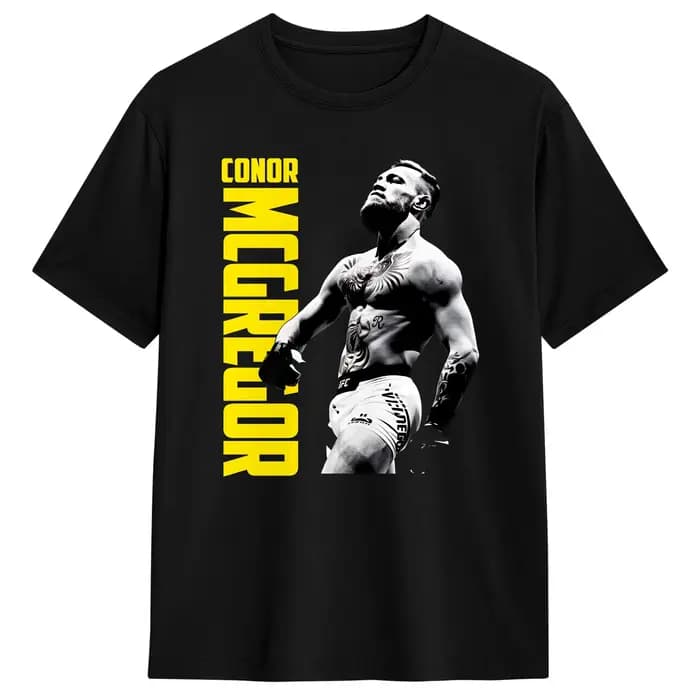 Conor Mcgregor Notorious T-shirts en coton 100% Hip Hop pour hommes, t-shirt d'été à motif classique