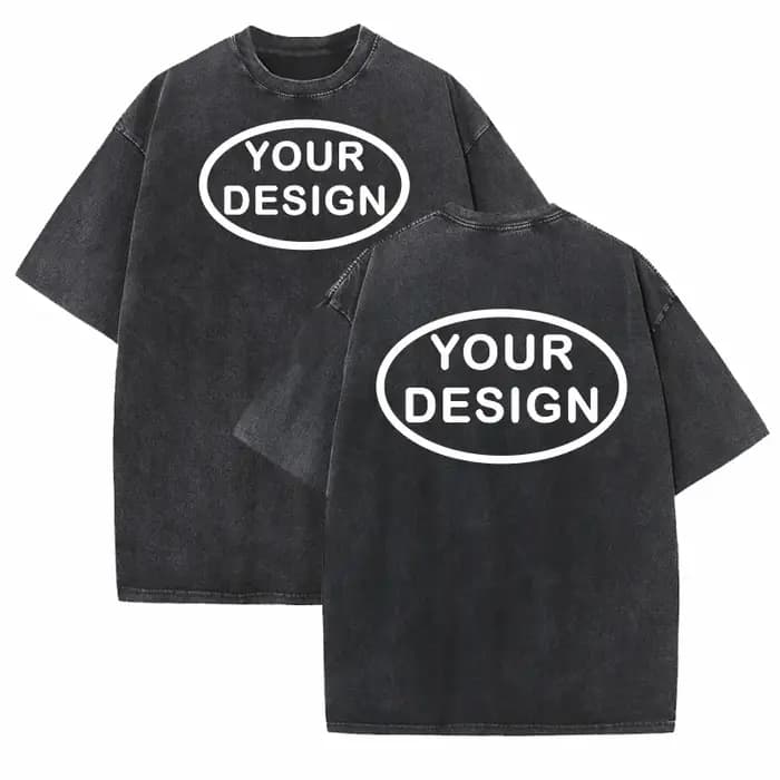 T-shirt personnalisé avec Logo de l'équipe de rue Hip-hop pour hommes