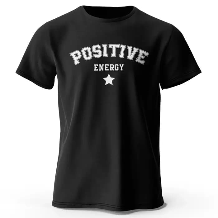 T-shirts et t-shirts à énergie positive pour hommes : streetwear urbain tendance pour un look d'été élégant