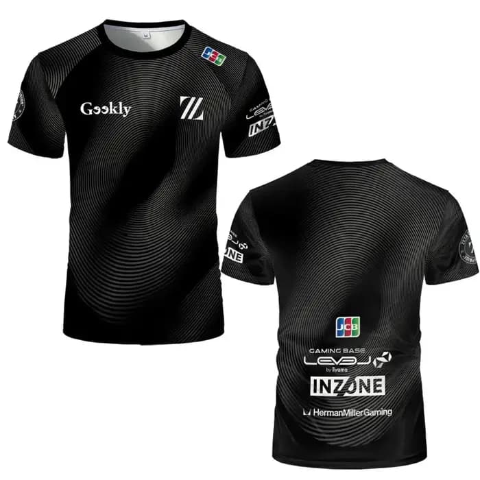 Maillot d'équipe d'e-sport ZETA DIVISION 2026 SITETAMPO – T-shirt unisexe à séchage rapide et respir