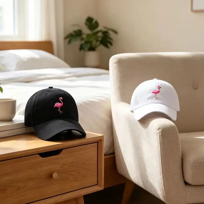 Casquettes de Baseball flamant rose brodées d'animaux pour hommes et femmes