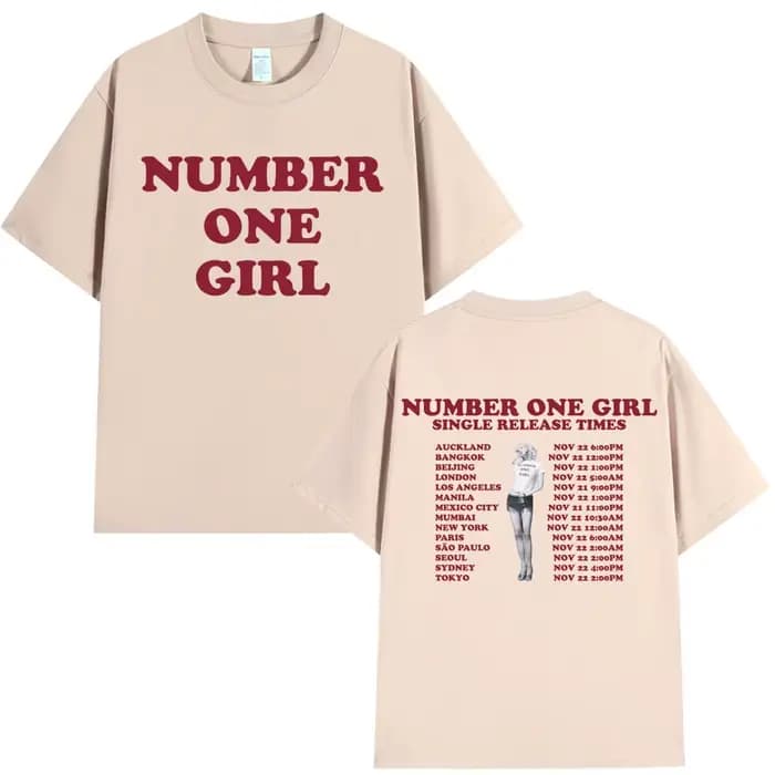 Rosé numéro un fille T-shirt hommes femmes vêtements Harajuku