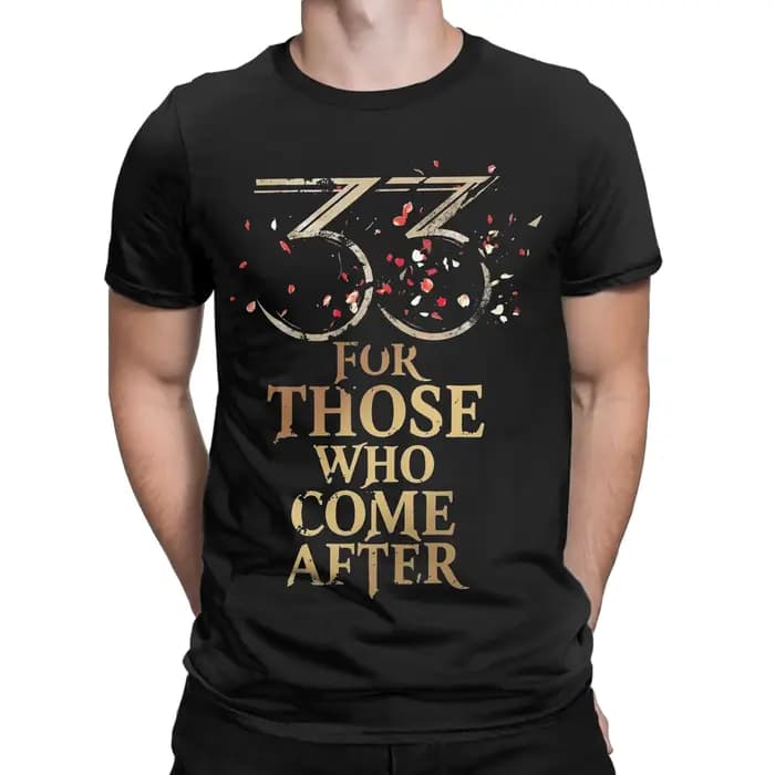 Clair Obscur expédition 33 pour ceux qui viennent après t-shirt pour hommes femmes t-shirts graphiques vêtements en coton