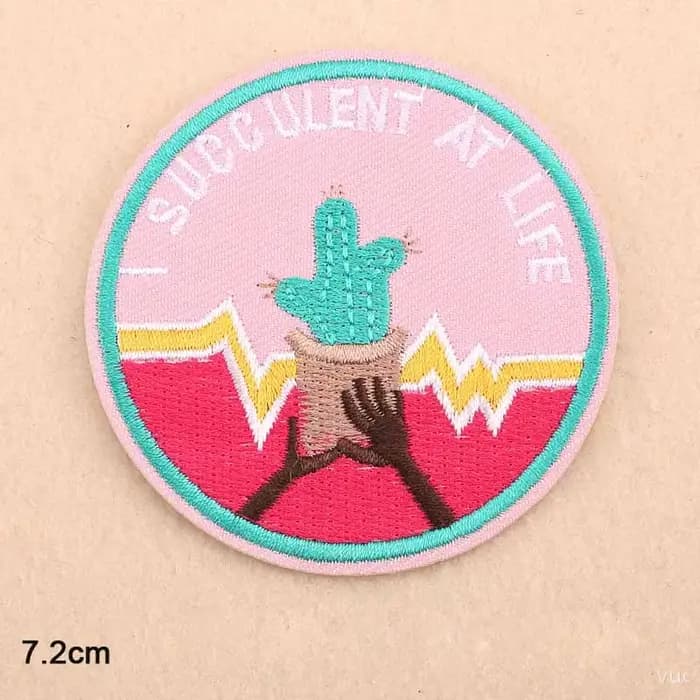 Loup Howl-Écusson de Vêtements Brodé à Repasser