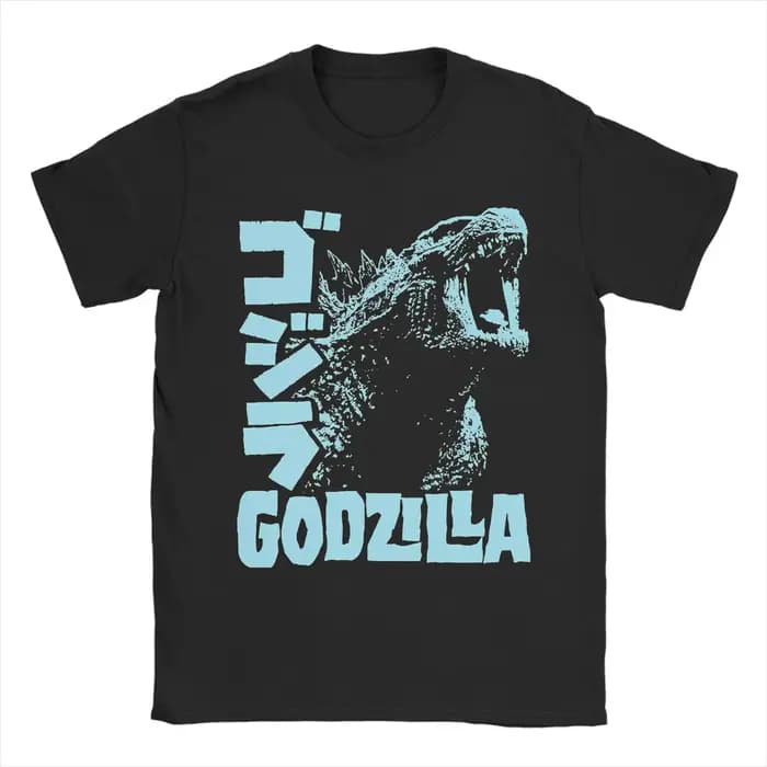 T-shirt Godzillaed pour hommes, vintage, 100% coton, col rond, manches courtes, idée cadeau, vêtemen