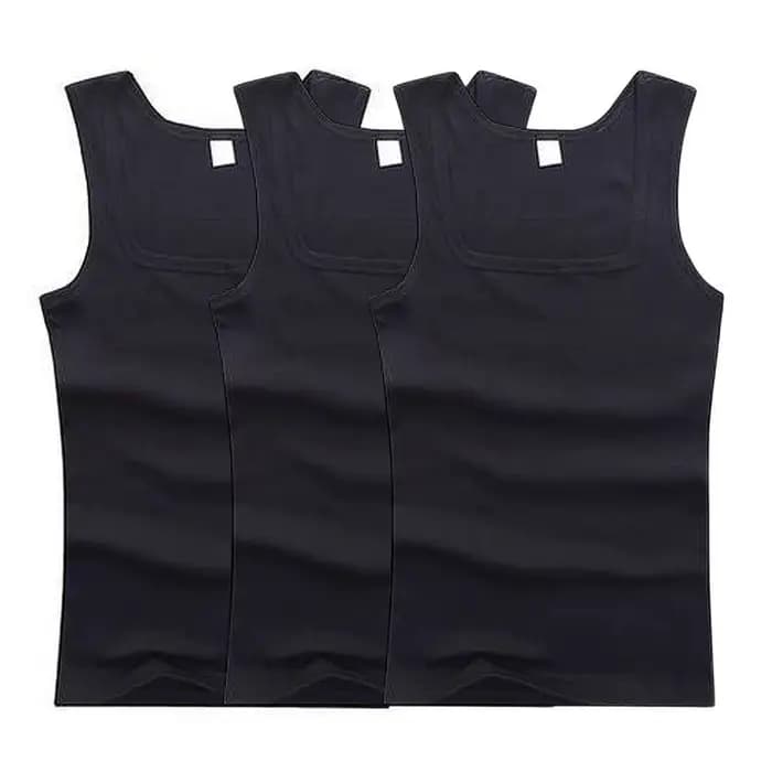 T-shirt sans manches en coton pour hommes et femmes, couleur unie, chemise décontractée à bascule, g
