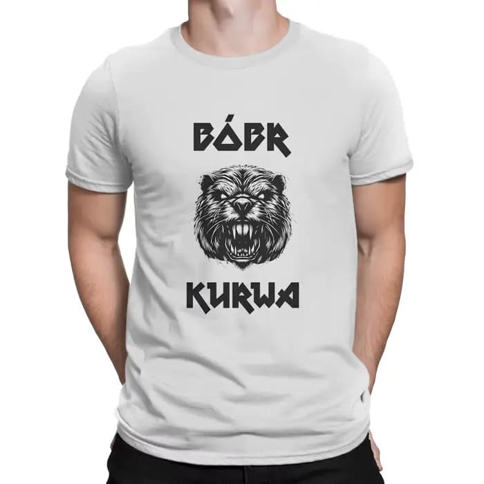 T-shirt Bober à manches courtes et col rond pour hommes, t-shirts en pur coton, cadeau d'anniversair