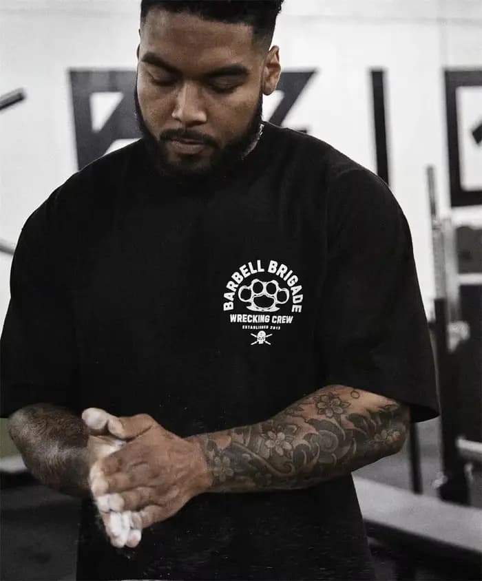 T-shirt de sport et de fitness Barbell Brigade pour hommes et femmes