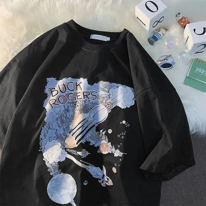 T-shirts unisexes en coton tendance 2026 – Vêtements Y2K pour femmes