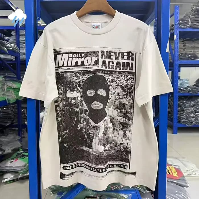 T-shirt Streetwear 26SS à imprimé graphique pour hommes et femmes