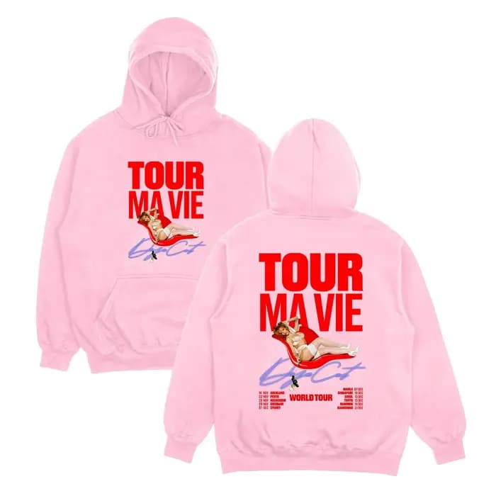 Doja Cat World Tour 2025 sweat à capuche pour homme rétro Hip Hop mode sweats femmes à manches longues vêtements Harajuku haute rue pull