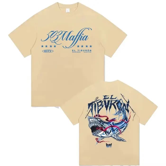 T-shirt 2026 Rap Artist RVFV EL TIBVRON pour hommes et femmes