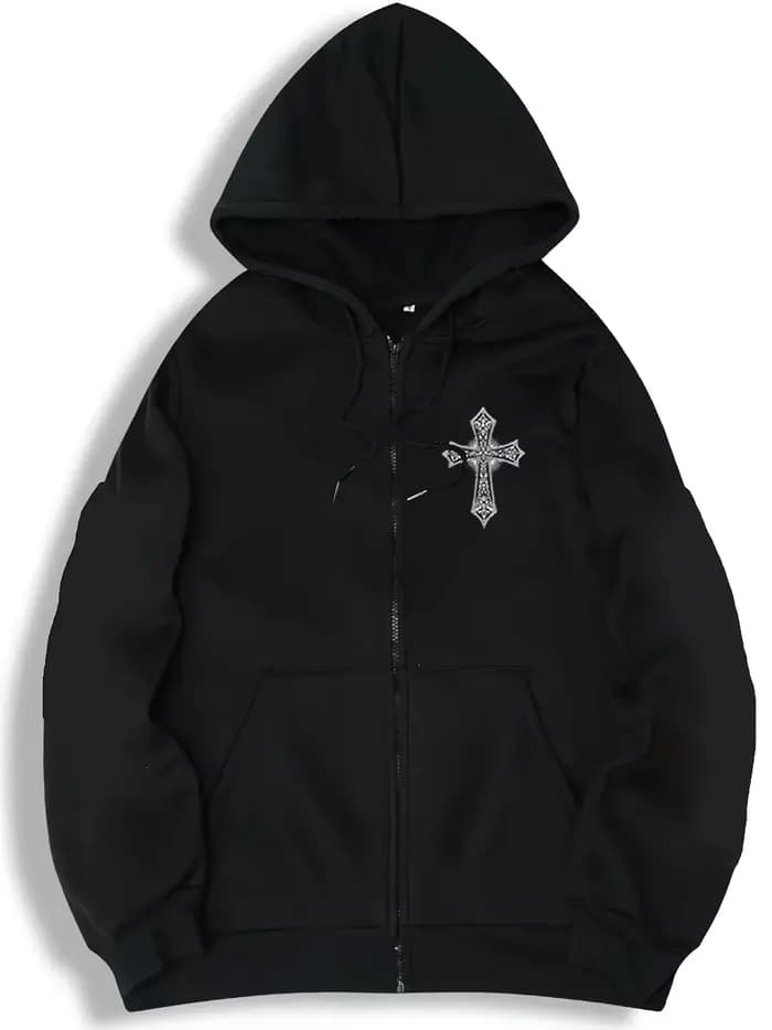 Sweat-shirt unisexe à capuche avec imprimé graphique créatif