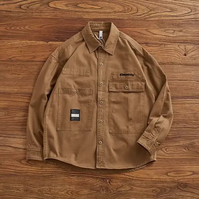 Chemise rapcargo à manches longues pour hommes