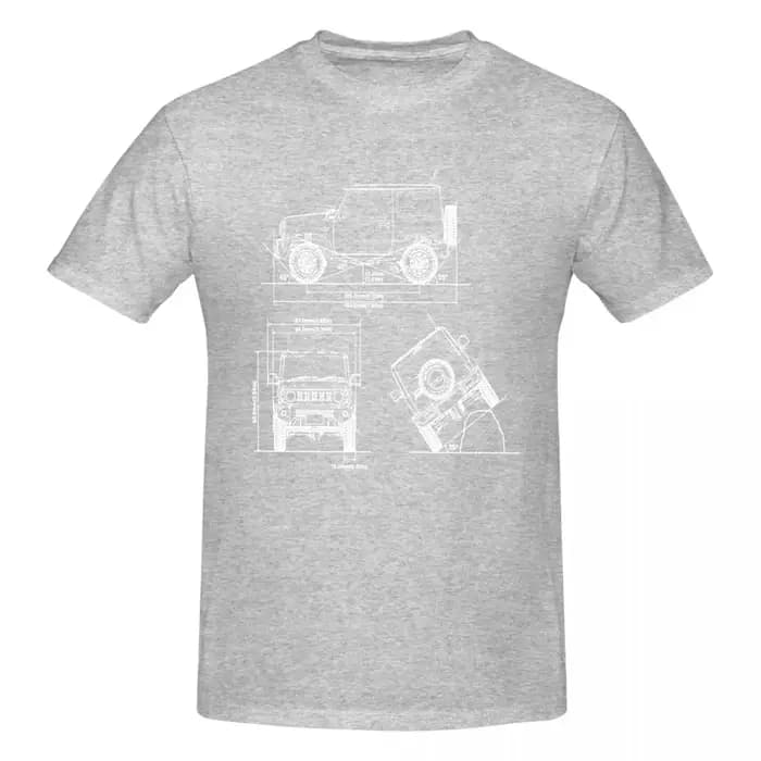 T-shirts graphiques Jimny pour fans de voitures japonaises