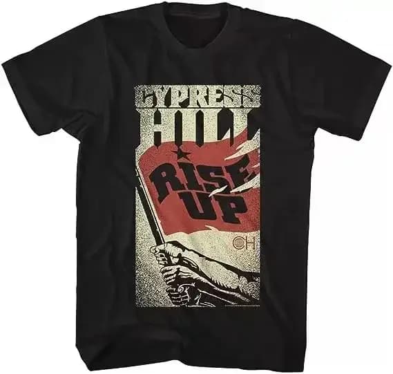 T-shirts imprimés style West Coast du groupe hip-hop américain Cypress Hill